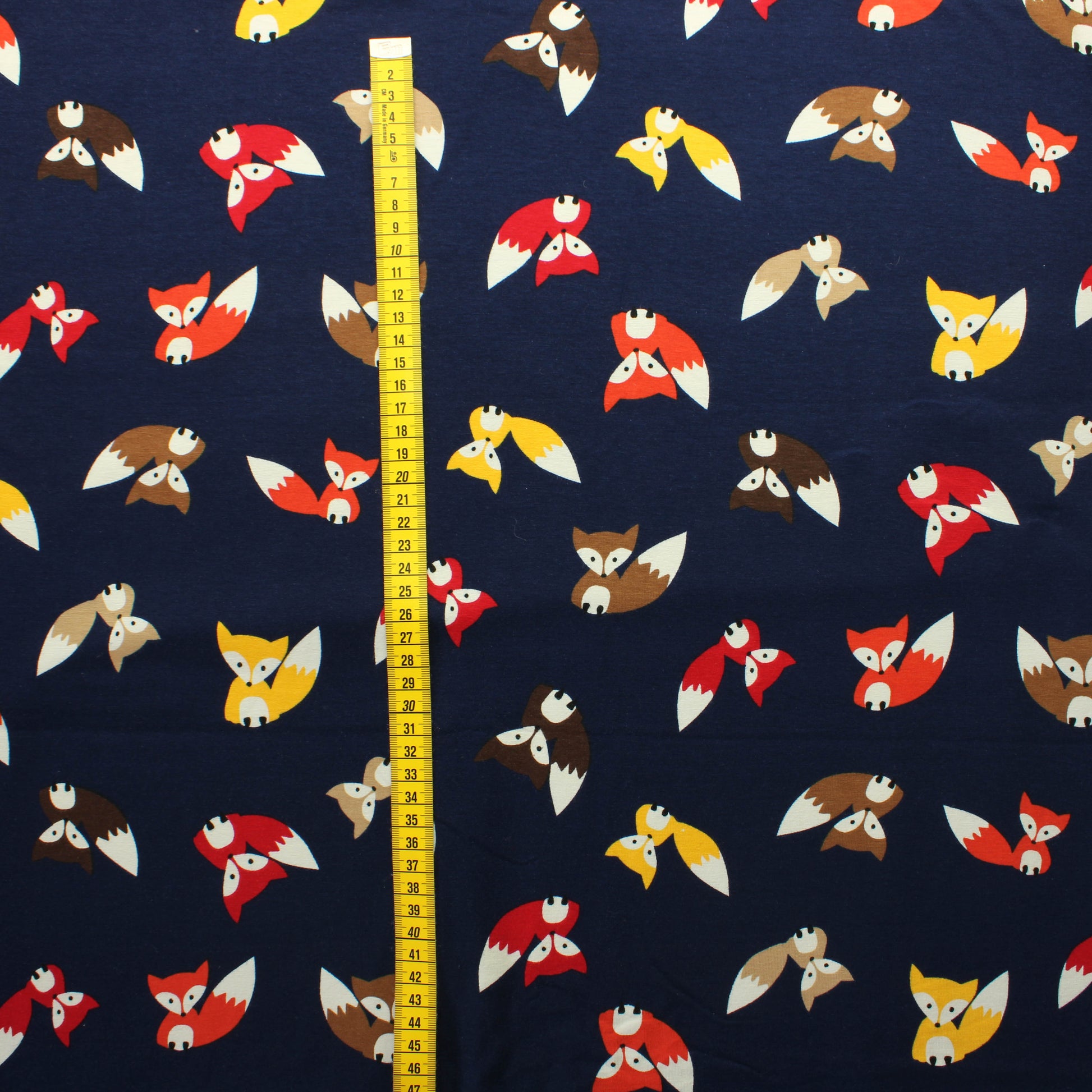 Poppy Fancy Fox Tummansininen Trikoo - Pala