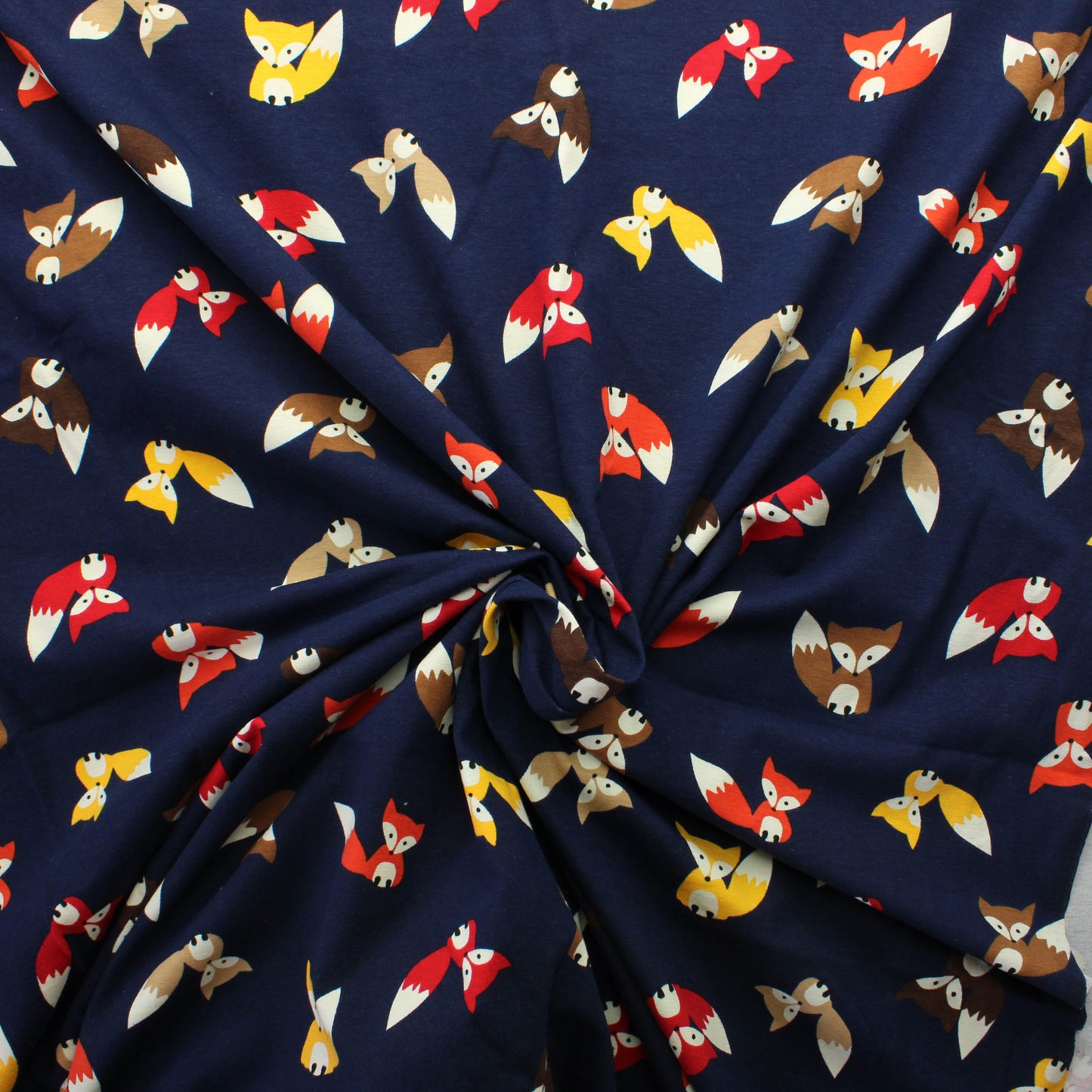 Poppy Fancy Fox Tummansininen Trikoo - Pala
