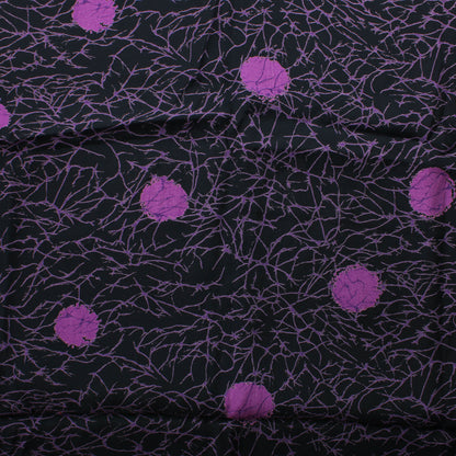 Violetti Kuviollinen Viskoosi - Pala