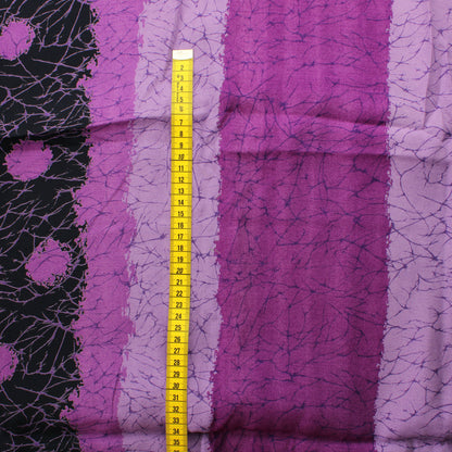 Violetti Kuviollinen Viskoosi - Pala