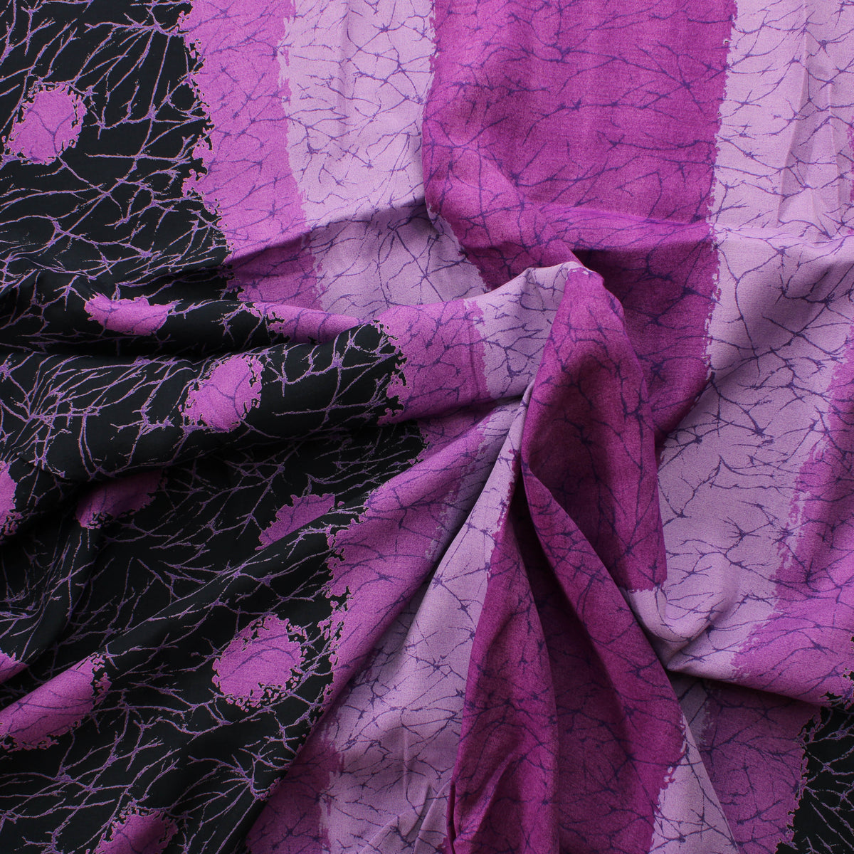 Violetti Kuviollinen Viskoosi - Pala