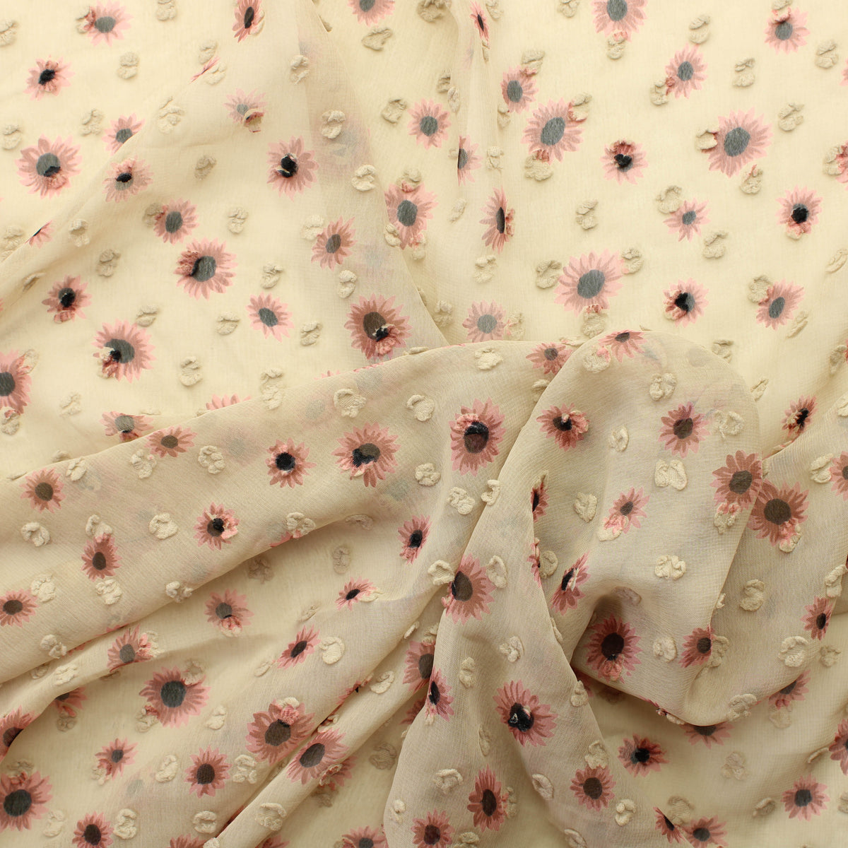 Beige Kukikas Vaatetuskangas - Pala