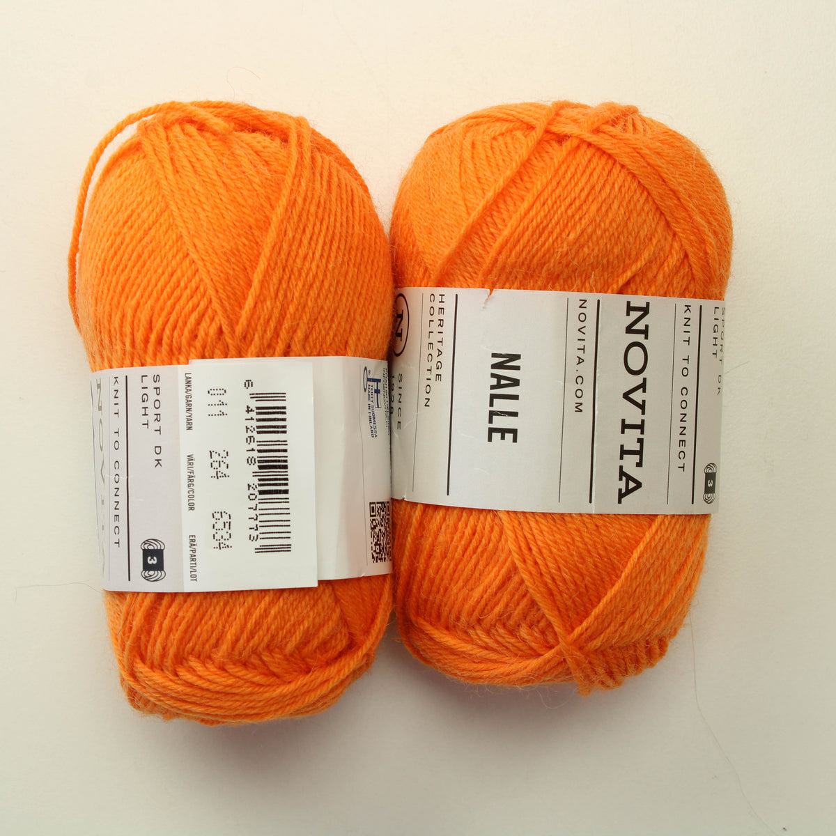 Novita Nalle uusi villaisempi 50g - 264 Lankapussi 693 (100g)