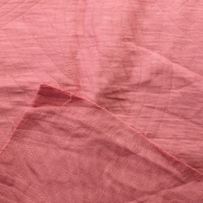 Roosa Kuviollinen Puuvillasekoite - Pala