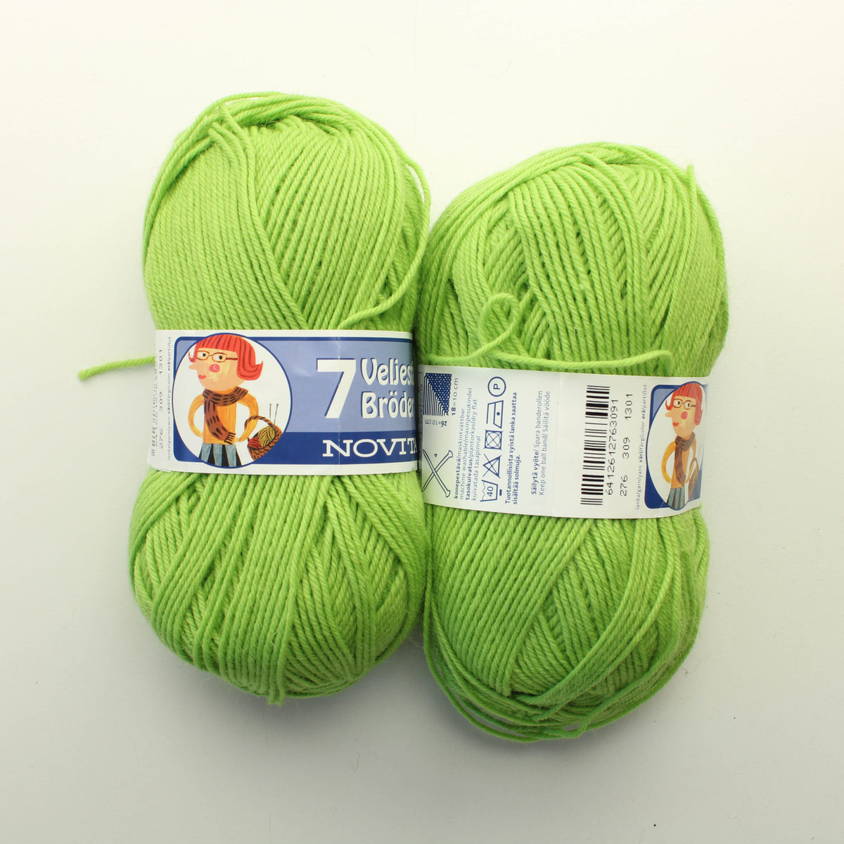 Novita 7 Veljestä 150g - 309 Lankapussi 89 (300g)