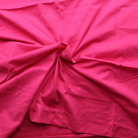 Pinkki Puuvilla 100 % Trikoo - Pala