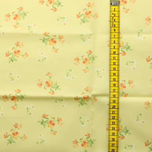 Laura Ashley Keltainen Kukikas Puuvilla - Palapaketti