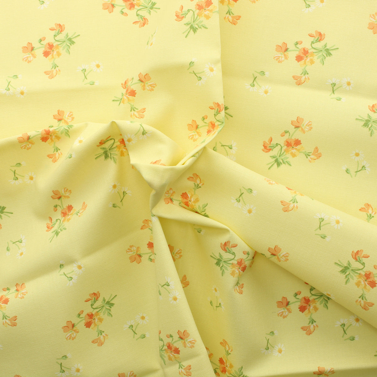 Laura Ashley Keltainen Kukikas Puuvilla - Palapaketti