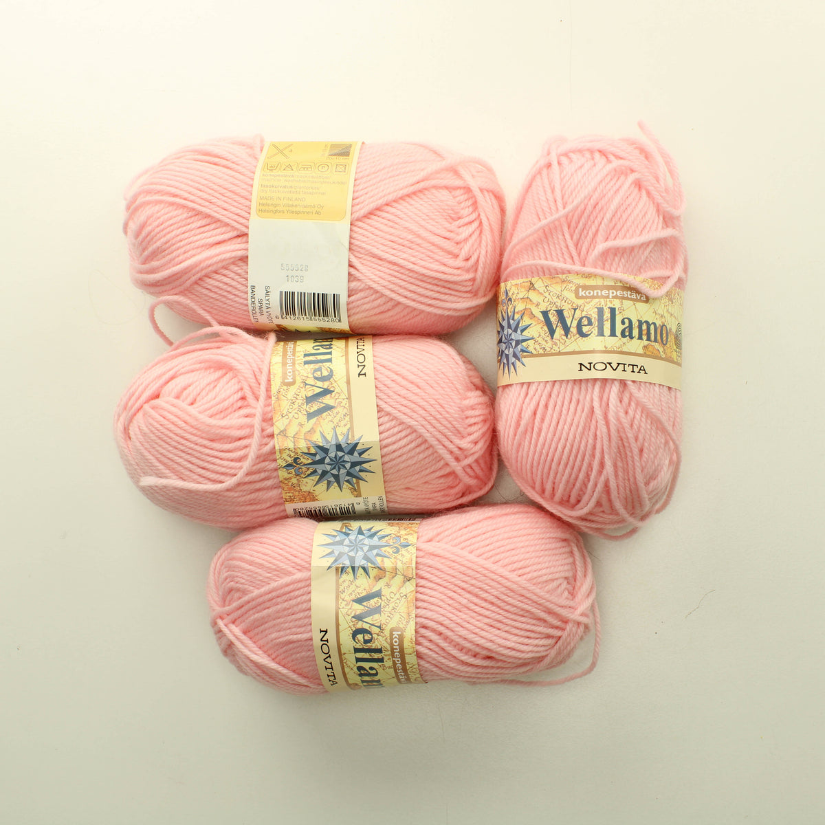 Novita Wellamo - 1039 Lankapussi 366 (200g)