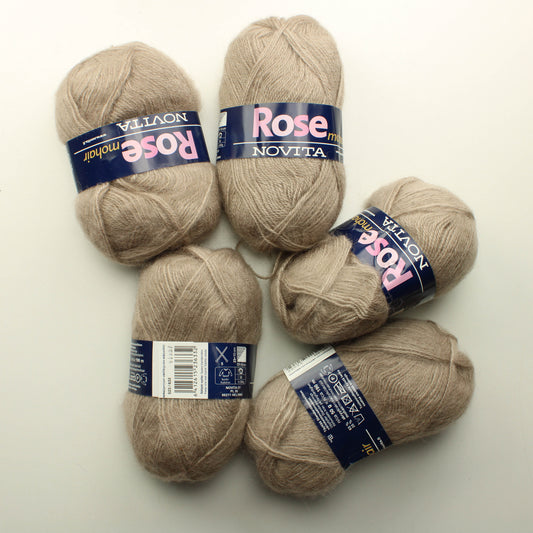 Novita Rose Mohair - 633 Lankapussi (250g)