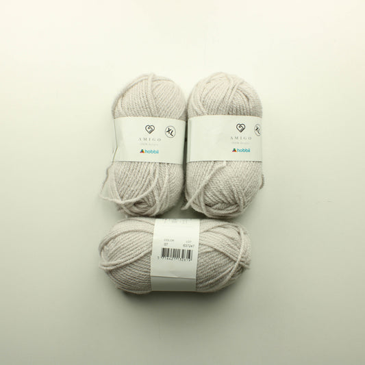 Hobbii Amigo XL - 07 Lankapussi 496 (150g)