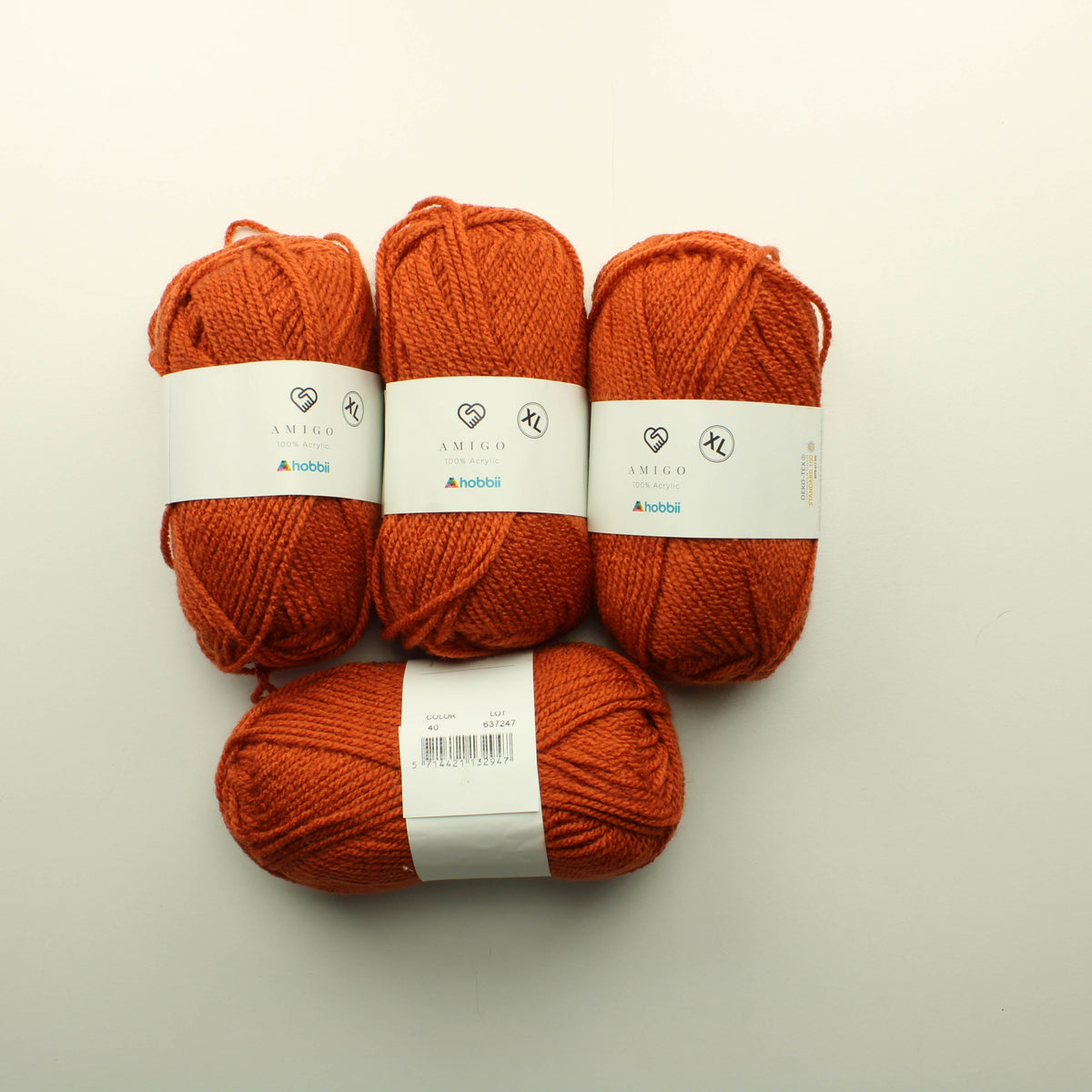 Hobbii Amigo XL - 40 Lankapussi 507 (200g)