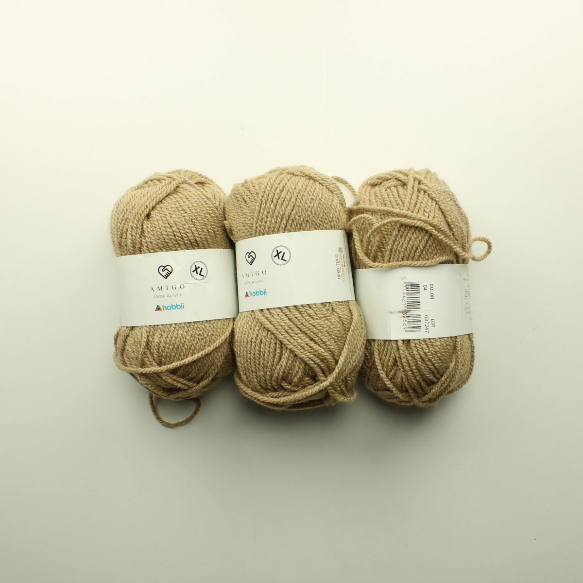 Hobbii Amigo XL - 04 Lankapussi 358 (150g)