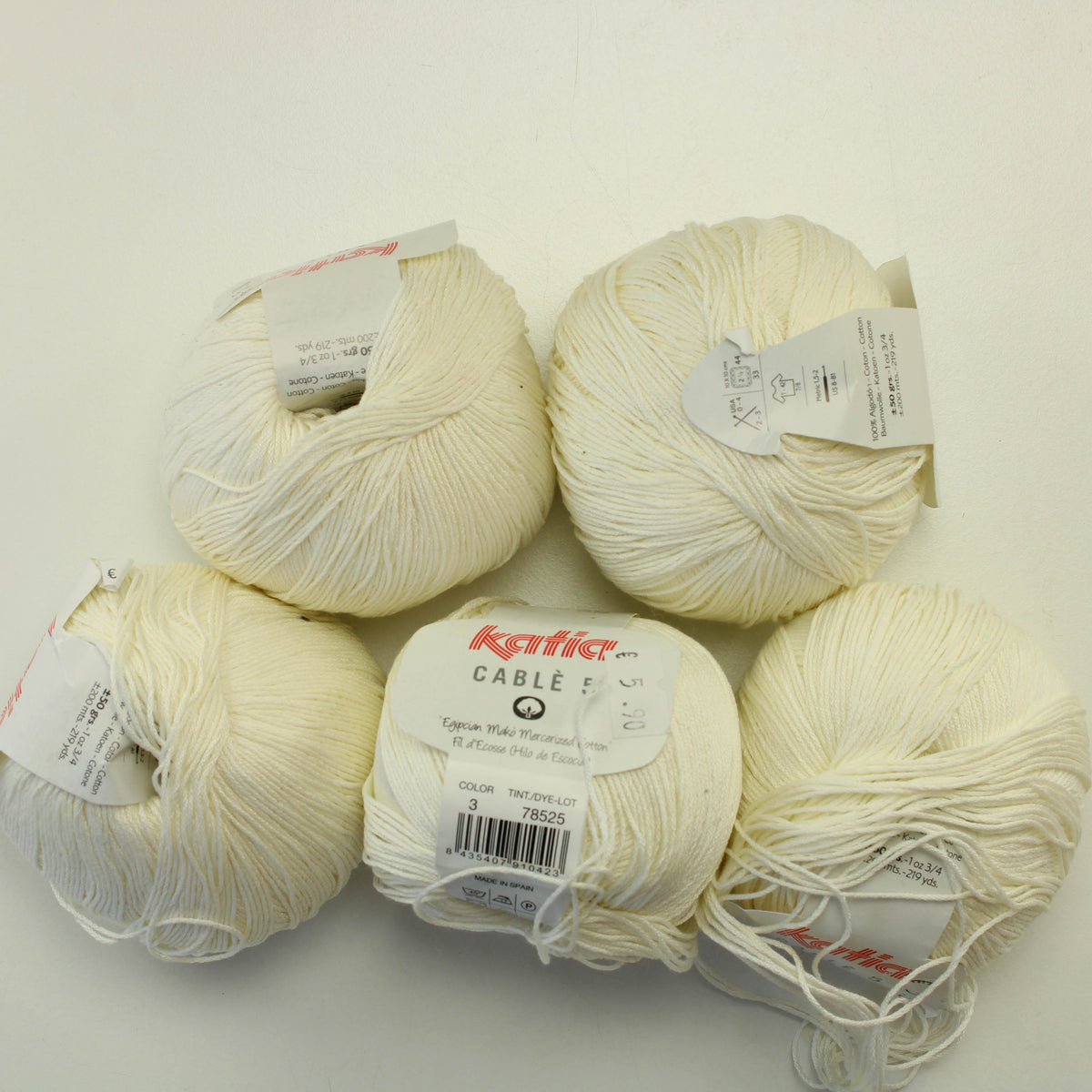 Katia Cablé 5 - 3 Lankapussi 758 (250g)
