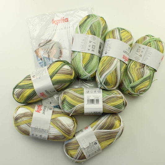 Katia Jaipur Soft - 102 Lankapussi 382 (350g) + ohjelehdykkä