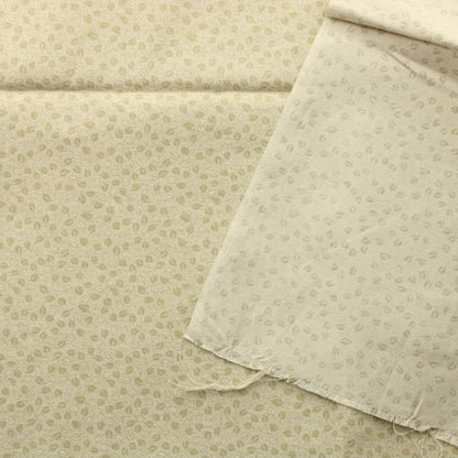 Beige Lehti Puuvilla - Pala