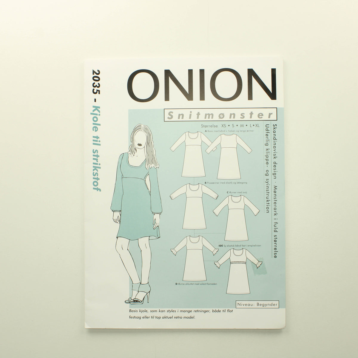 Onion Sssnitmonster 2035 Kjol til strikstof (xs-xl)