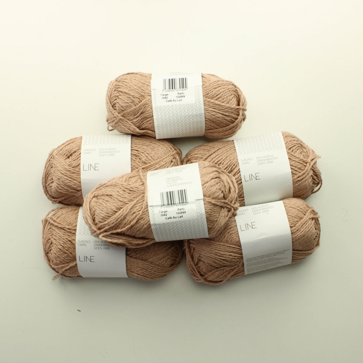 Sandnes Garn Line - 3042 Café Au Lait (300g)