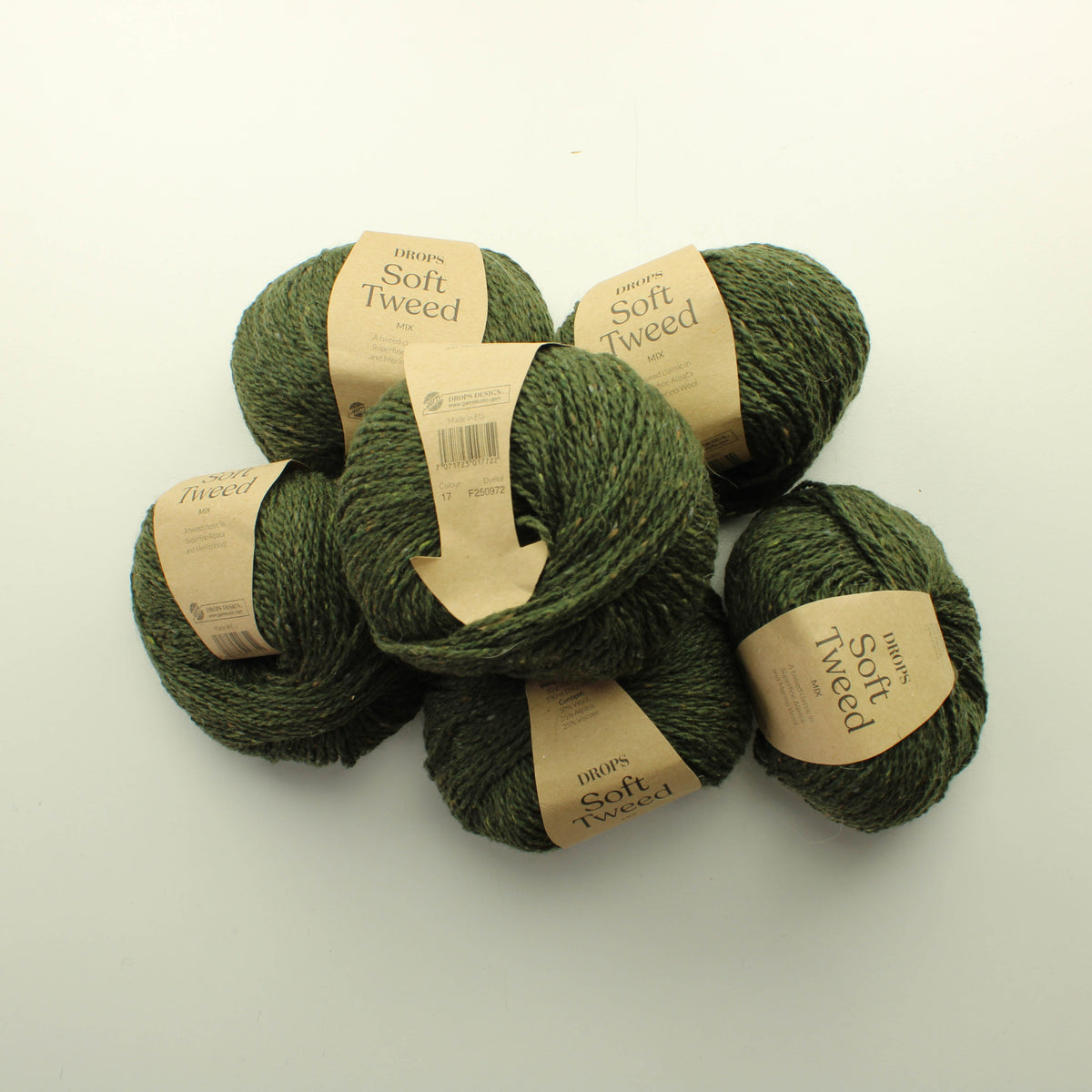 Drops Soft Tweed mix - 17 Lankapussi 510 (300g)