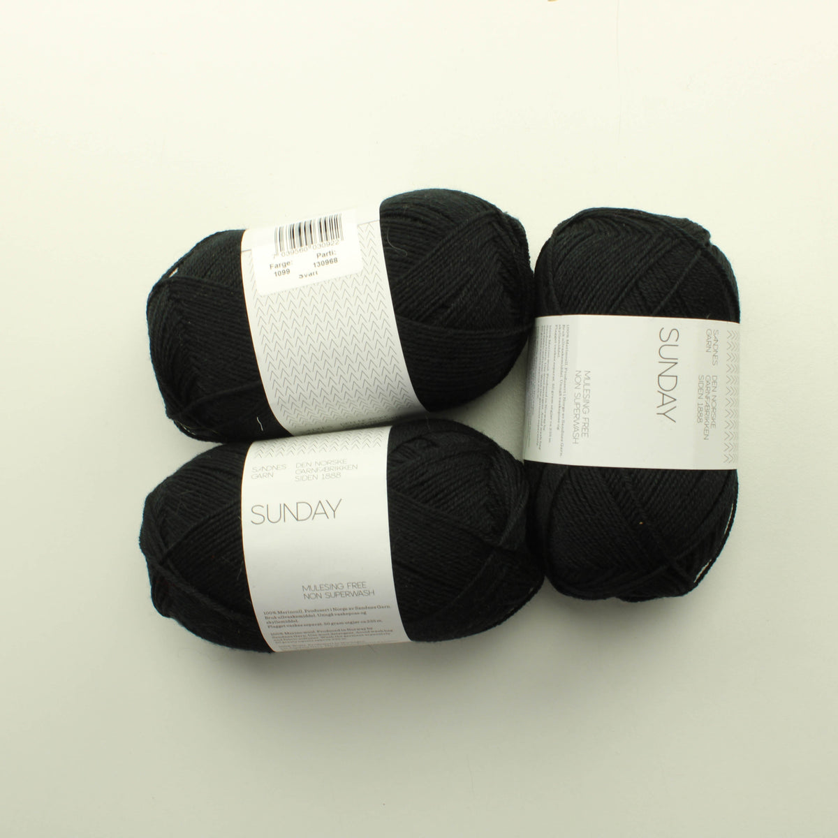 Sandnes Garn Sunday merinovilla -  1099 Lankapussi 750 (150g)