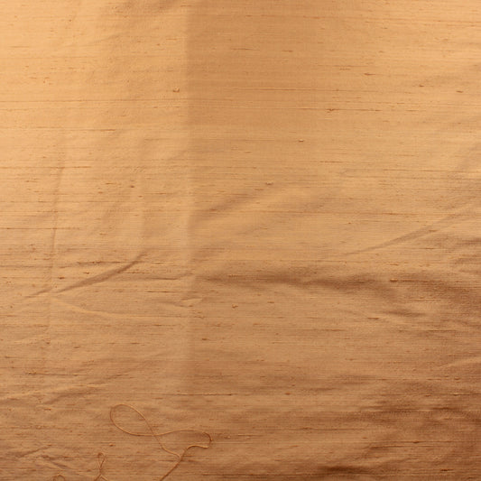 Punertavan Ruskea Dupion-silkki - Pala