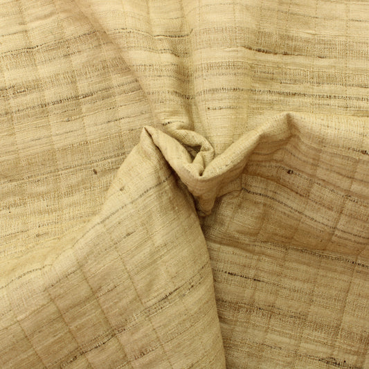 Beige Raakasilkkitikkikangas - Pala