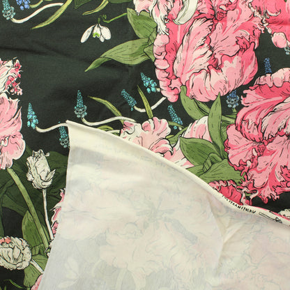 Nuppu Print Company Salainen Puutarha Tulppaanipolku Trikoo - Pala