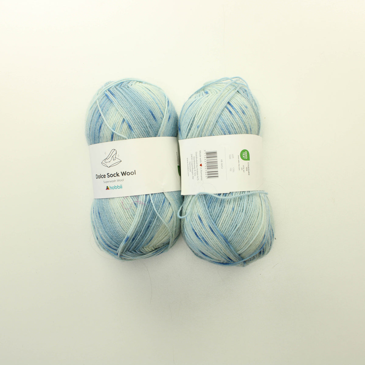 Hobbii Dolce Sock Wool - 102 Lankapussi 968 (200g)