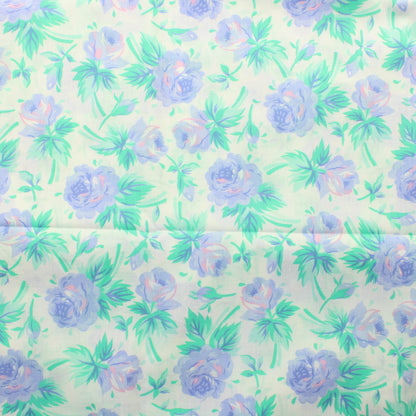 Siniset Ruusut Puuvilla - Pala