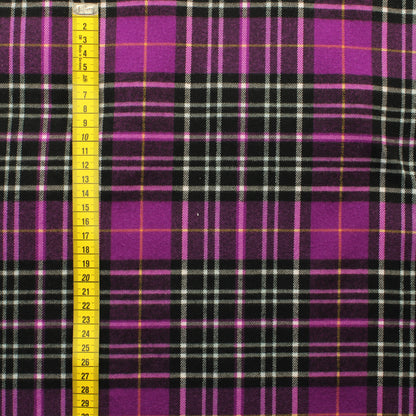 Violetti Ruudullinen Flanelli - Pala
