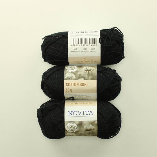 Novita Cotton soft - 099 Lankpussi 730 (150g)