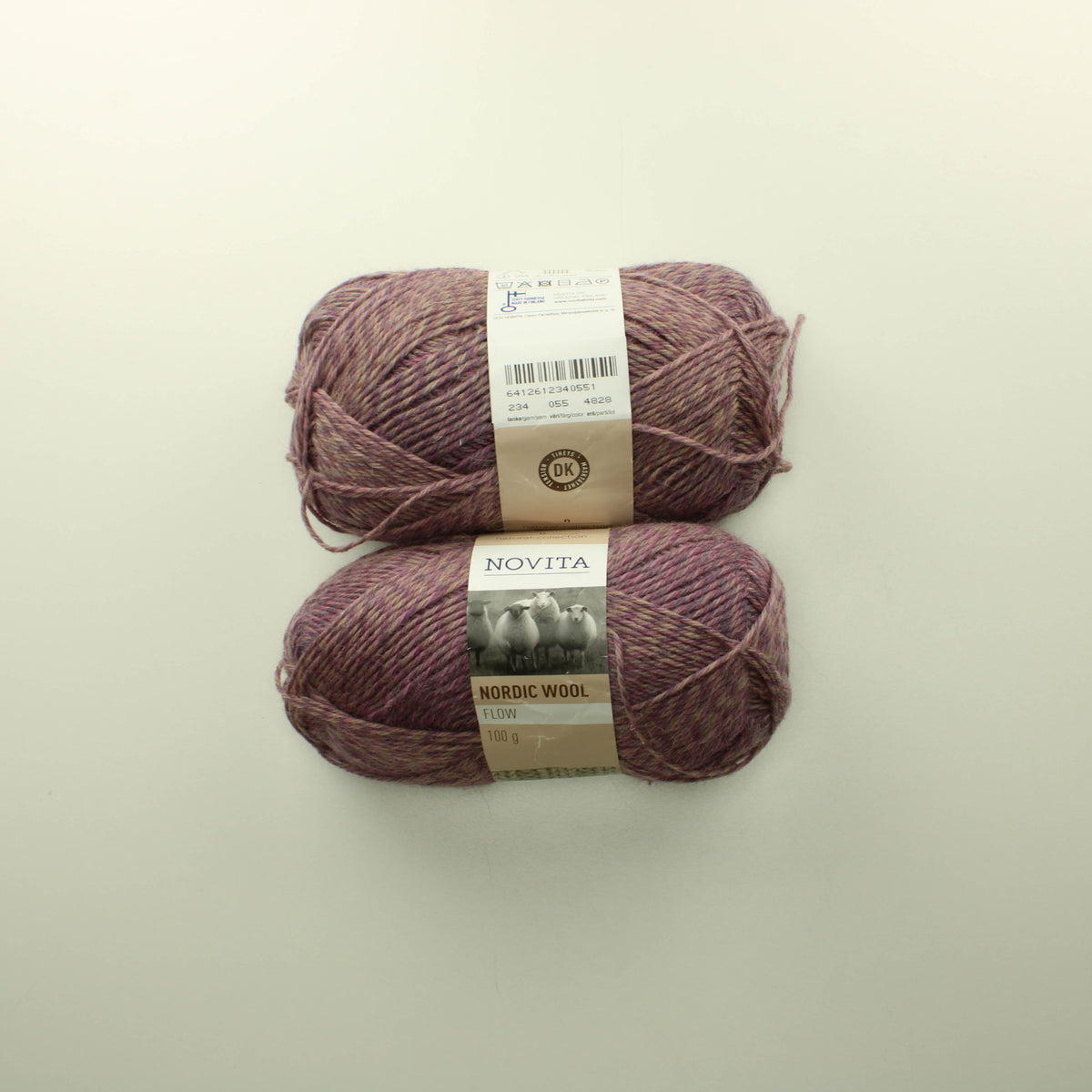 Novita Nordic wool Flow  - 055 Lankapussi 738 (200g)