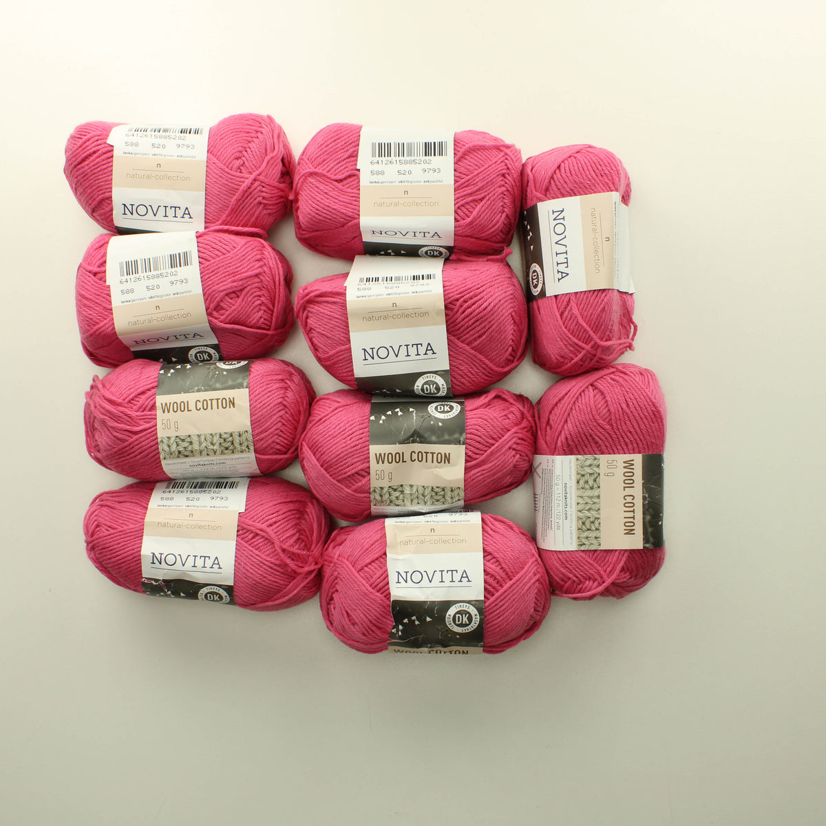 Novita Wool Cotton - 520 Lankapussi (500g)