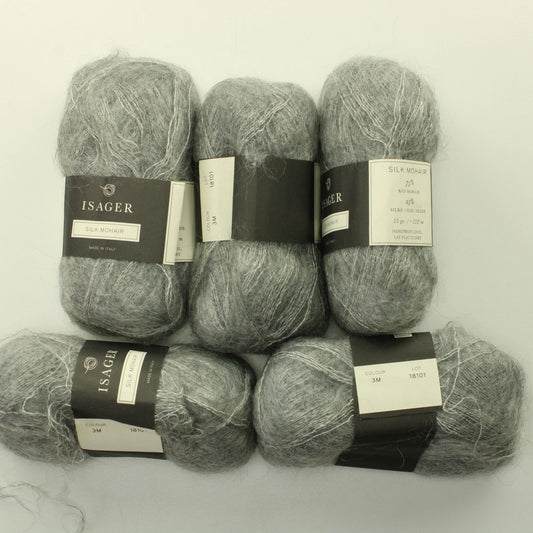 Isager Silk Mohair - 3M Lankapussi 122 (125g)