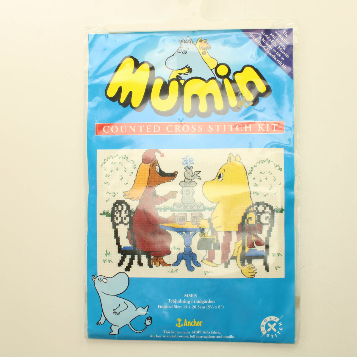 Anchor Muumi ristipistopaketti MM05 Teehetki puutarhassa (avaamaton)