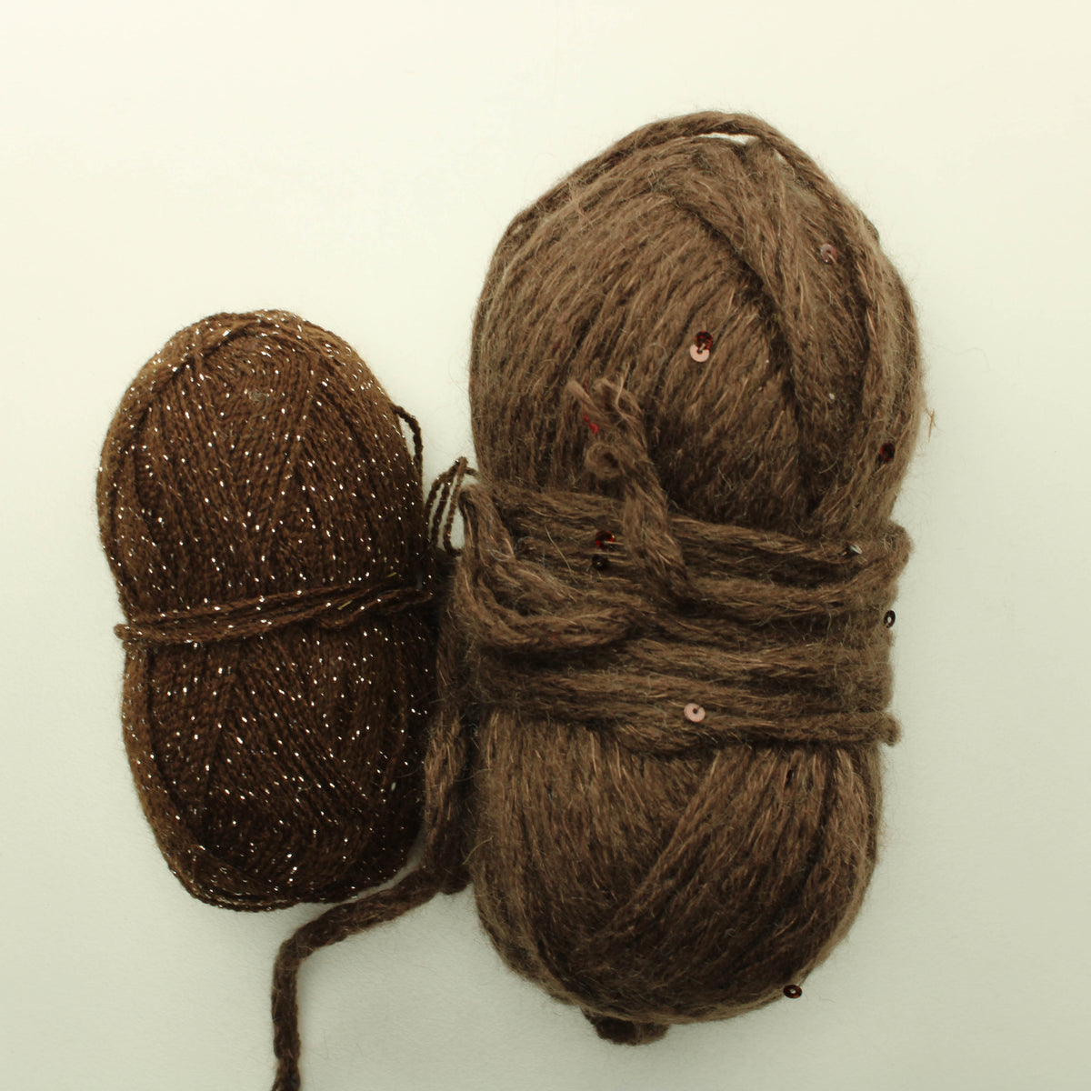 Ruskeat Efektilangat - Lankapussi 157 (135g)