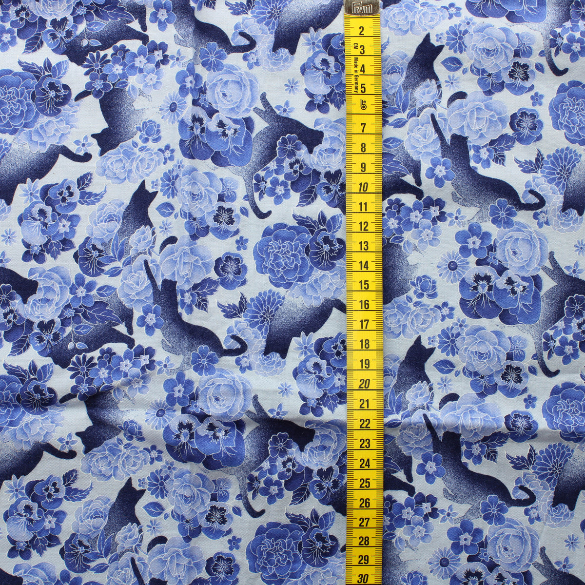 Sininen Kissa Puuvilla - Pala