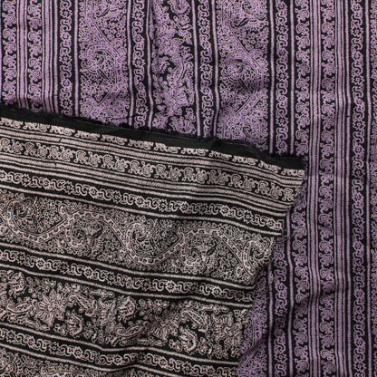 Mustavioletti kuviollinen Viskoosi - Pala