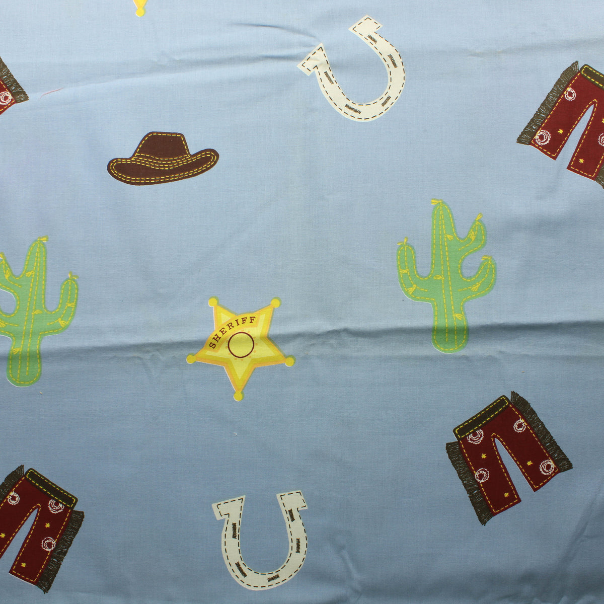 Cowboy Sininen Puuvilla - Pala