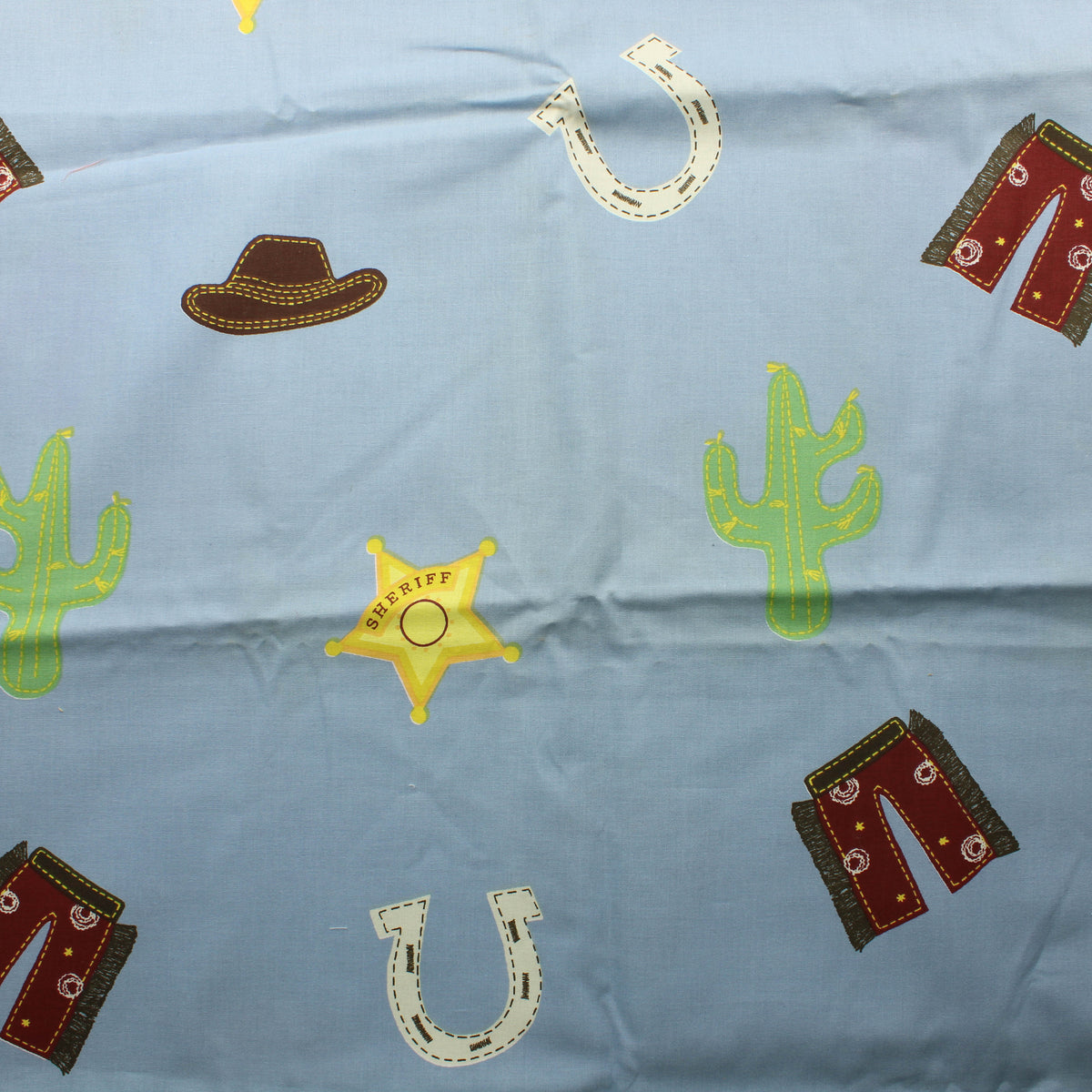 Cowboy Sininen Puuvilla - Pala