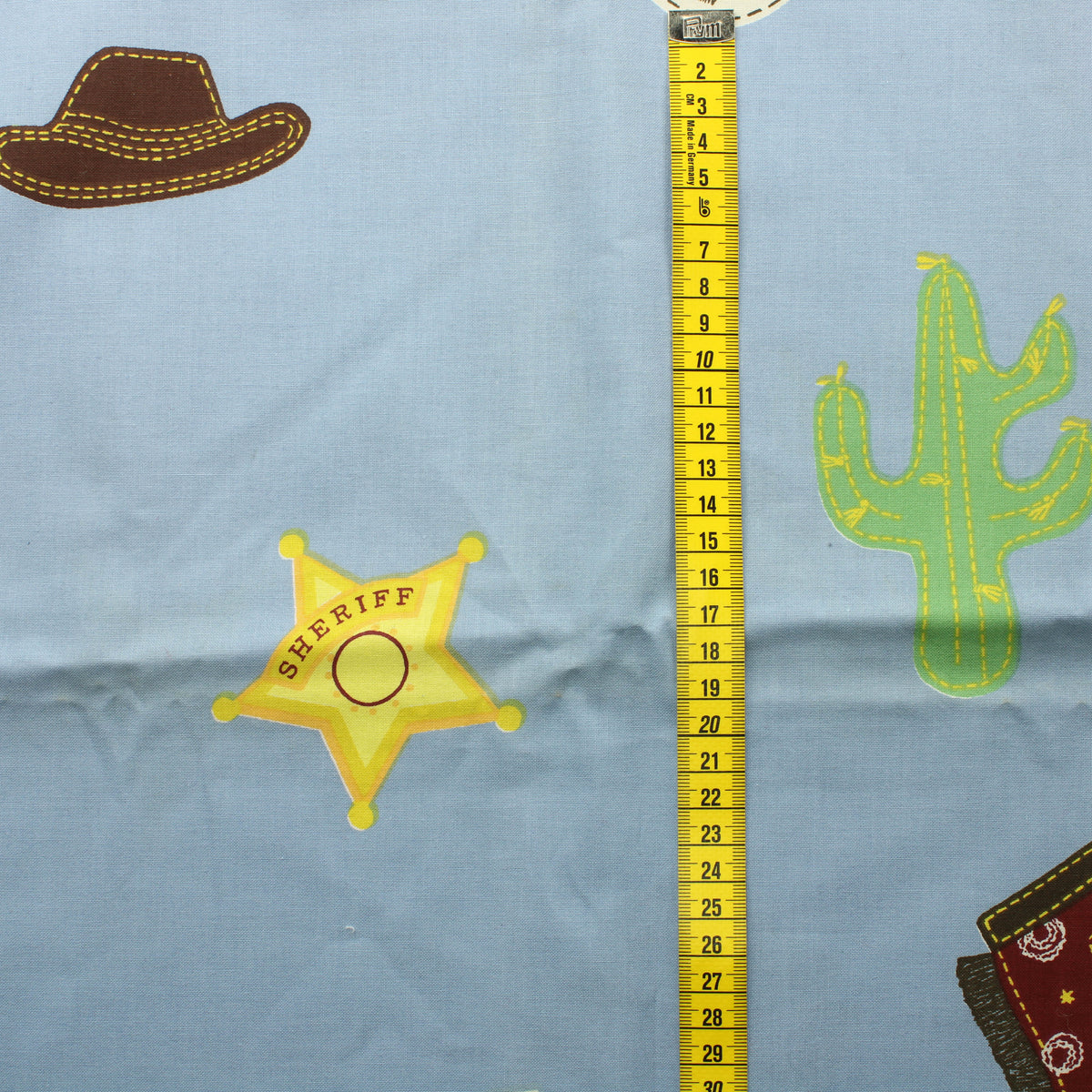 Cowboy Sininen Puuvilla - Pala