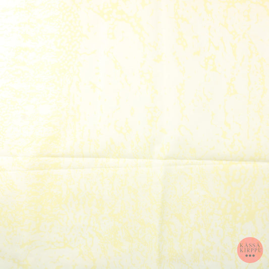 Light Yellow Patterned Crepe Viscose - Piece
