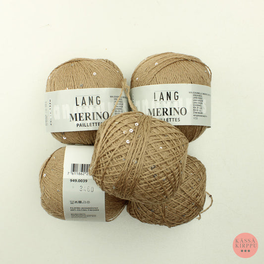 Lang Merino Paillettes 3460 - Yarn bag