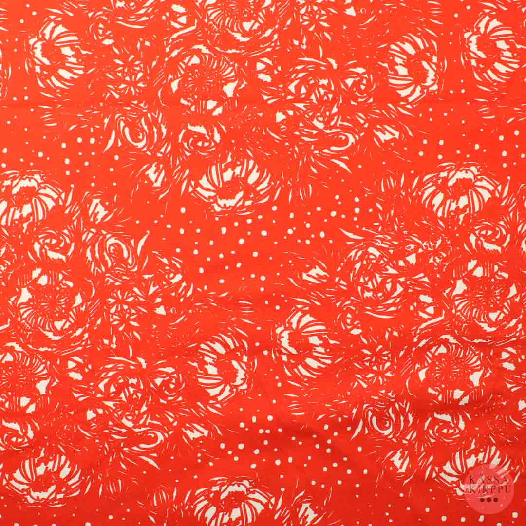Red patterned leotard - Piece