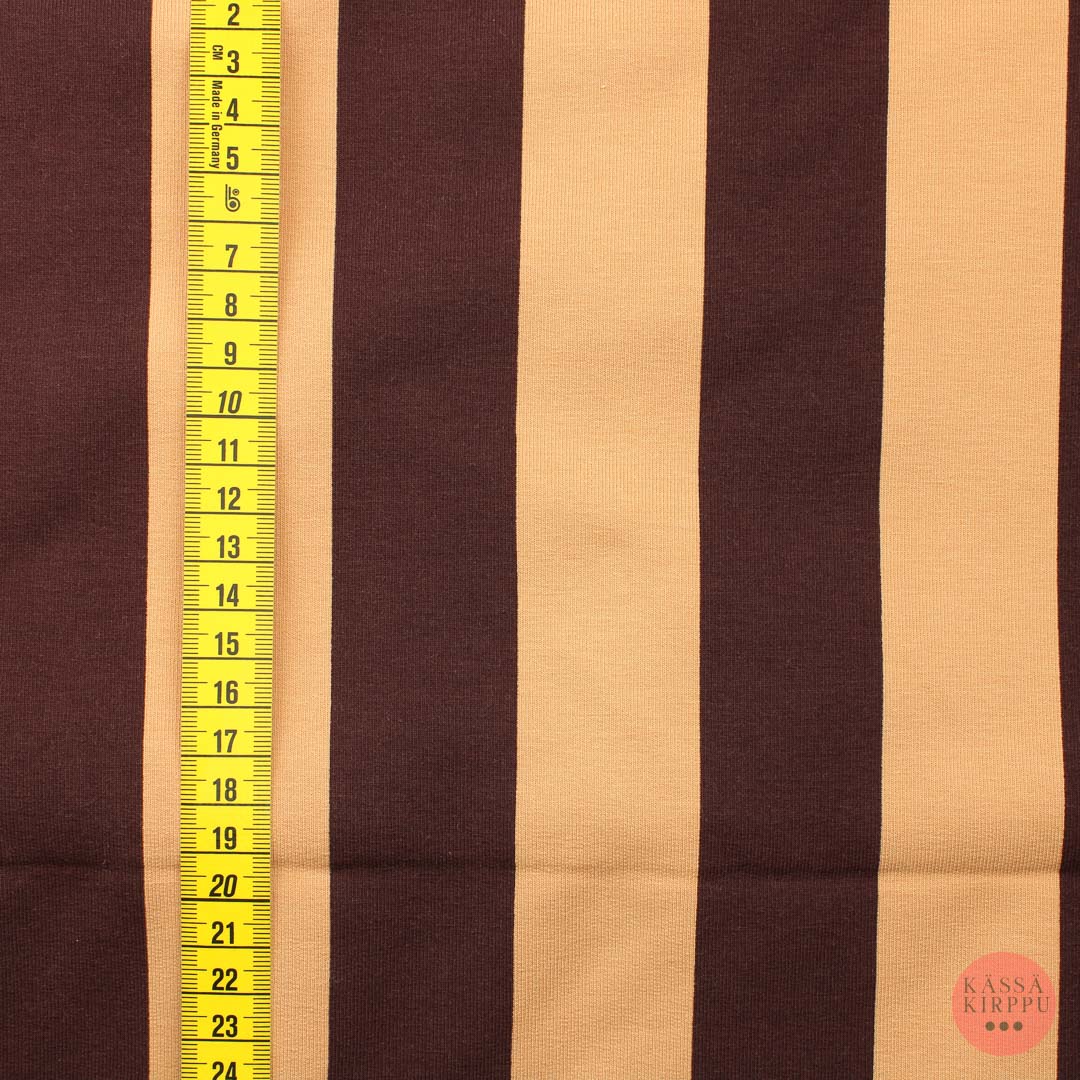 Vertical striped brown JC - Piece