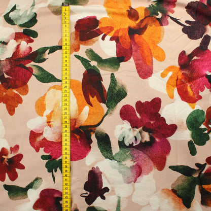 Ommellinen Kukkaisa Trikoo - Pala