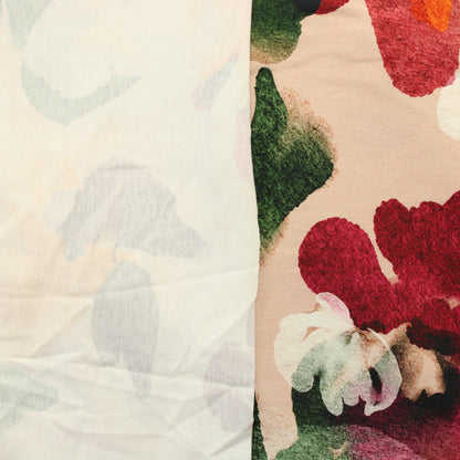 Ommellinen Kukkaisa Trikoo - Pala