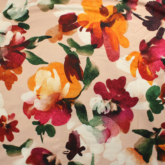 Ommellinen Kukkaisa Trikoo - Pala