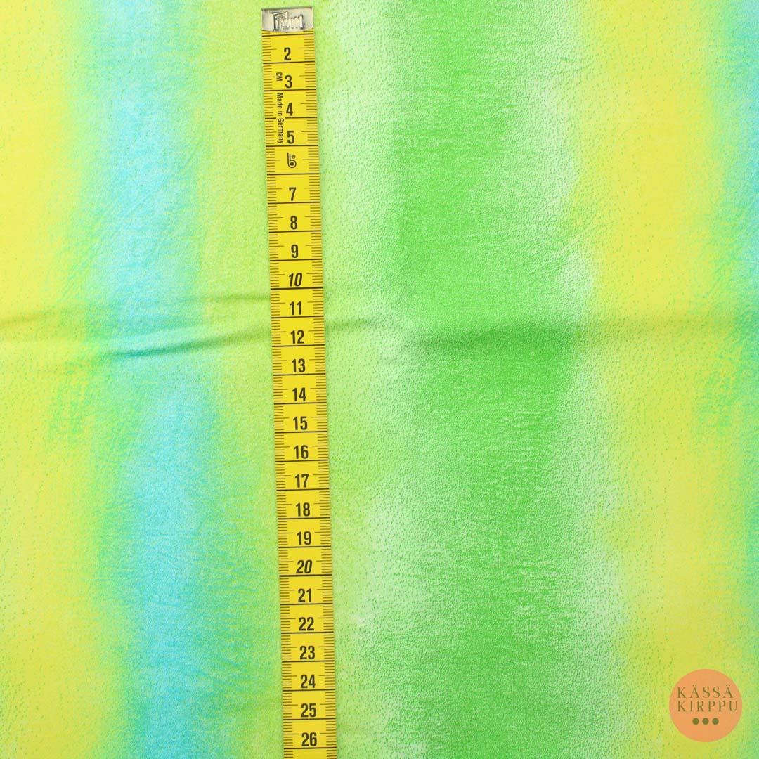 Värikäs vesivärityyppinen kuvio Vaatetuskangas - Pala