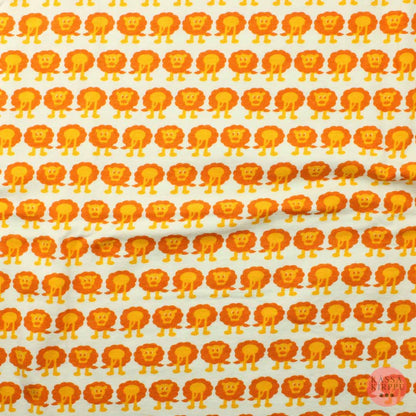 Oranssi-valkoinen Pikkuleijona Trikoo - Pala